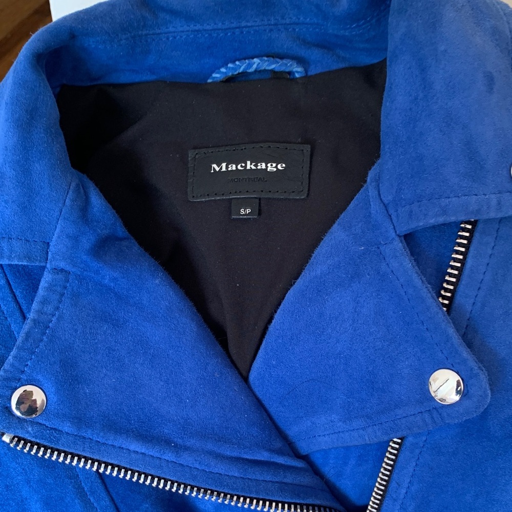 MACKAGE GORGEOUS BUTTER SOFT SUEDE SHORT JACKET